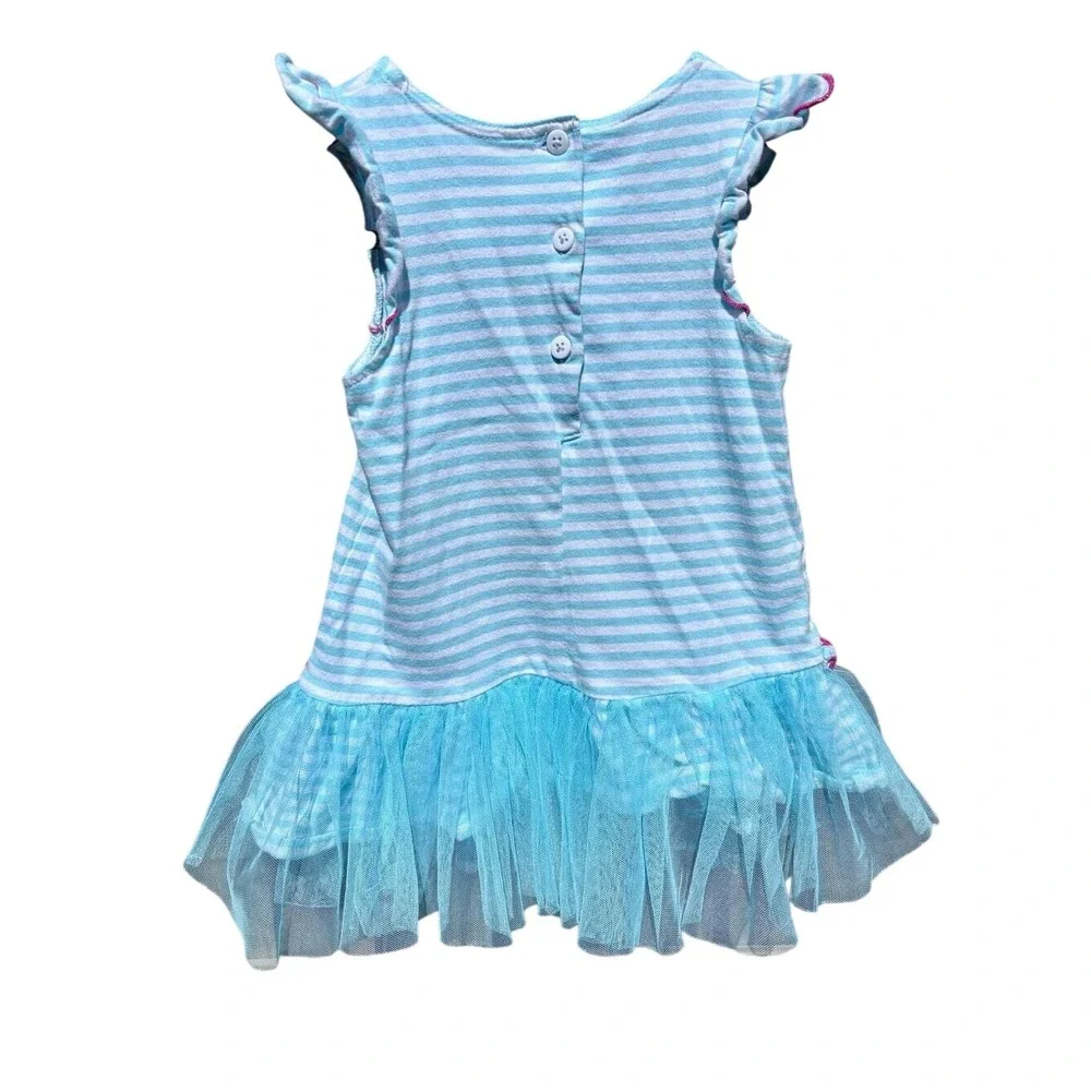 Pink & Violet Dalmatian Tutu Dress Kids 2T Blue Tulle EXCELLENT‎ CONDITION